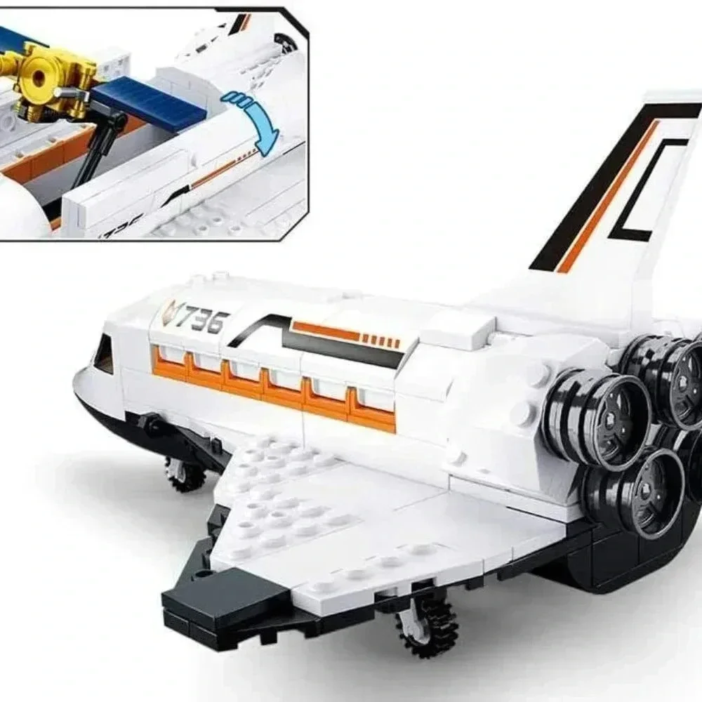 NEW Space Exploration Shuttle Brick Building Playset 231pcs